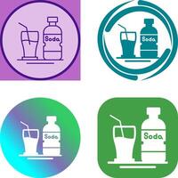 soda icono diseño vector