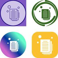Document Icon Design vector