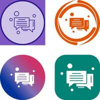 Message Bubble Icon Design vector