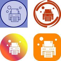 Printer Icon Design vector