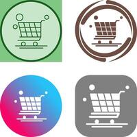 Trolley Icon Design vector