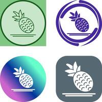 Pineapple Icon Design vector