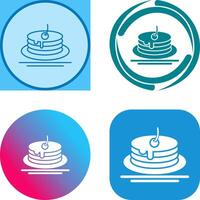 Pancake Icon Design vector