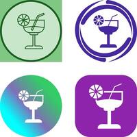 Cocktail Icon Design vector