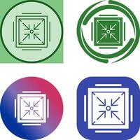 Minimize Icon Design vector