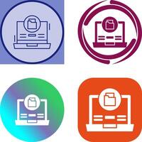 Data Storage Icon Design vector