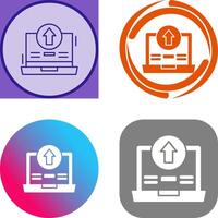 Upload Icon Design vector