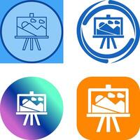 Canvas Icon Design vector