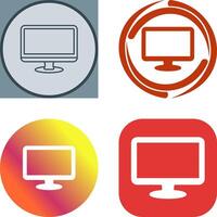 Monitor Icon Design vector