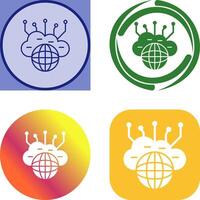 Computing Cloud Icon Design vector