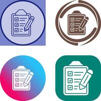 Checklist Icon Design vector