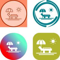 Hammock Icon Design vector