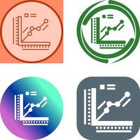 Graph Icon Design vector