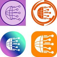 Network Icon Design vector