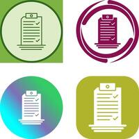 Check List Icon Design vector