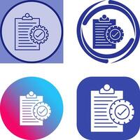 Check List Icon Design vector