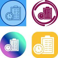 Time Planing Icon Design vector