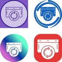 Refresh Icon Design vector