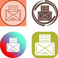 Check List Icon Design vector