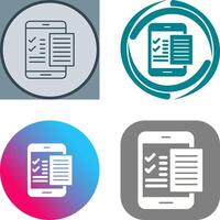 Check List Icon Design vector