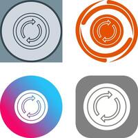 Loop Icon Design vector