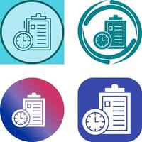 Time Management Icon Design vector