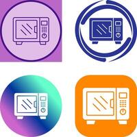 Microwave Icon Design vector