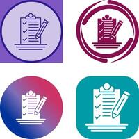 Check List Icon Design vector