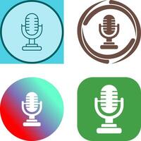 Microphone Icon Design vector