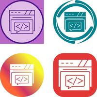 Message Icon Design vector