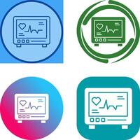 Cardiogram Icon Design vector