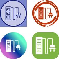 Power Socket Icon Design vector