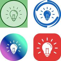 Light Bulb Icon Design vector