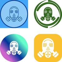 Gas Mask Icon Design vector