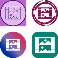 Gallery Icon Design vector