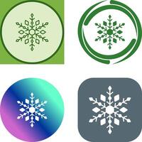 diseño de icono de copo de nieve vector