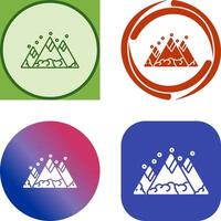 Mountain Icon Design vector