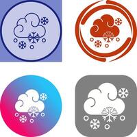 Snowy Icon Design vector