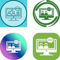 Conversation Icon Design vector