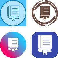 Book Icon Design vector