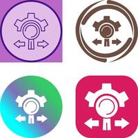 Research and Development Icon Design vector