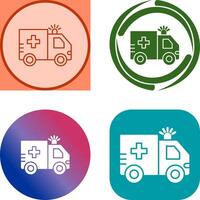 Ambulance Icon Design vector