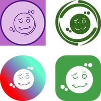 Drunk Icon Design vector