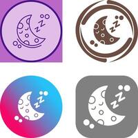 Sleeping Icon Design vector