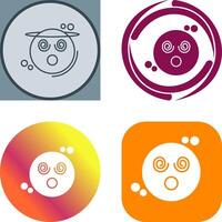 Dizzy Icon Design vector