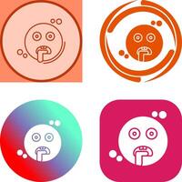 Drooling Icon Design vector