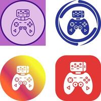 juego controlador icono diseño vector