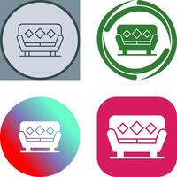 Sofa Icon Design vector