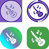 diseño de icono de guitarra vector