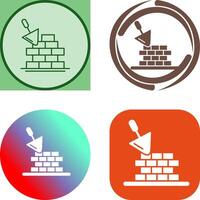 Brickwall Icon Design vector